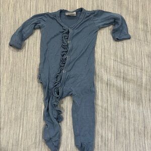 Spearmint Love Blue Baby Onesie